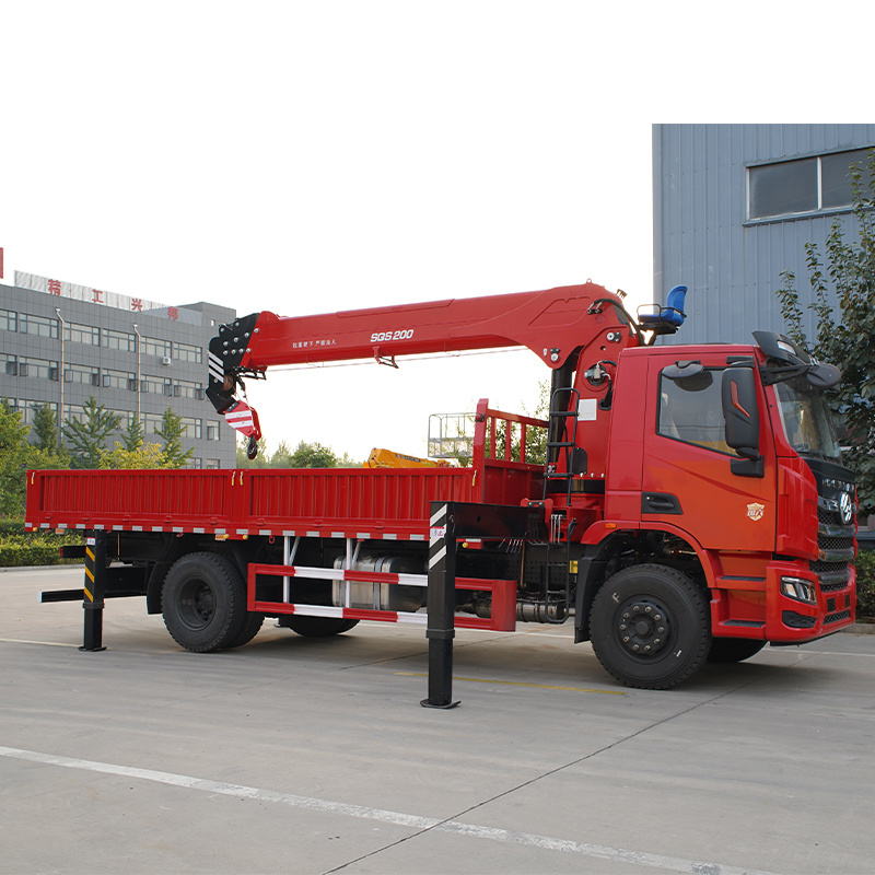 High-rise building lifting crane Overhead knuckle boom crane truck mounted underhung cranes with mitsubishi fuso truck