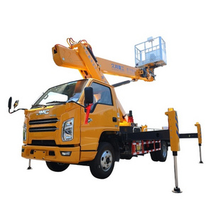 Jobang Brand 50M New  Truck Boom Lift high altitude working truck for sale Telescopic boom aerial work platform