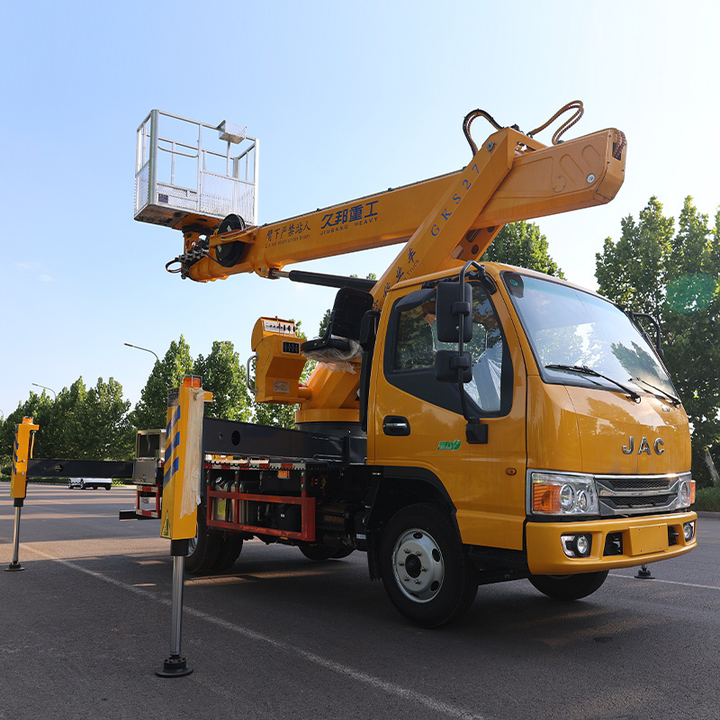 Jobang Brand 50M New  Truck Boom Lift high altitude working truck for sale Telescopic boom aerial work platform