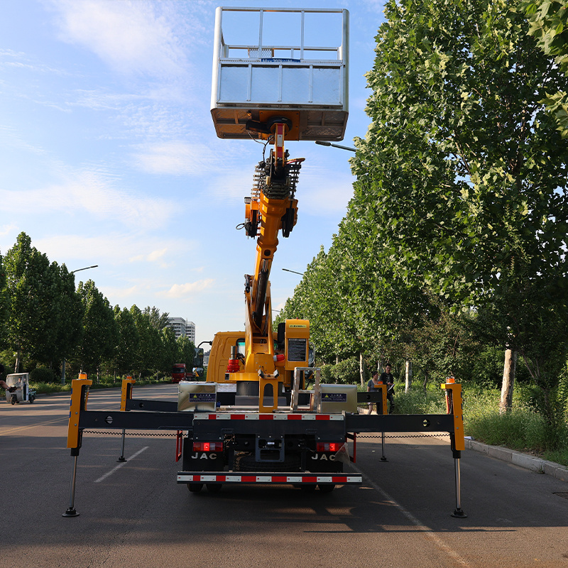 Jobang Brand 50M New  Truck Boom Lift high altitude working truck for sale Telescopic boom aerial work platform