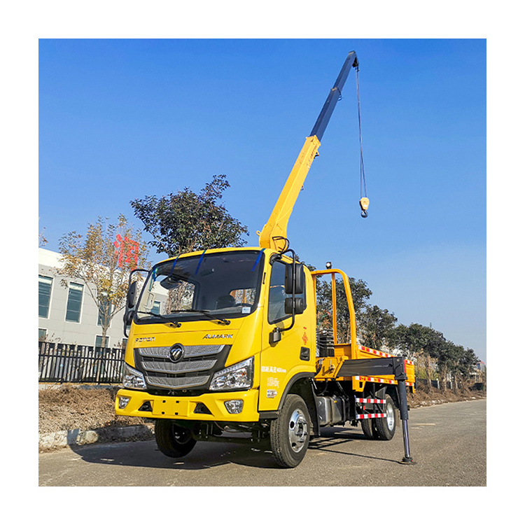 Quality All-Terrain Crane Made In China 4 Tons Truck Crane Trailer Crane For Sale