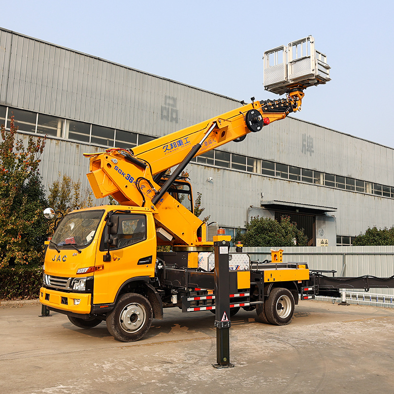 aerial work platform electric New Bucket Truck Boom Lift high altitude working truck for sale