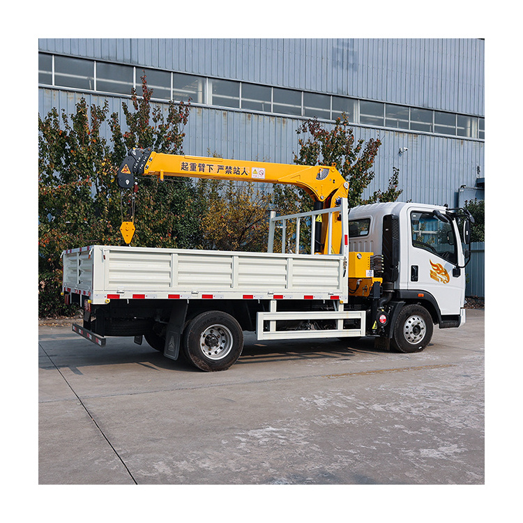 Quality All-Terrain Crane Made In China 4 Tons Truck Crane Trailer Crane For Sale