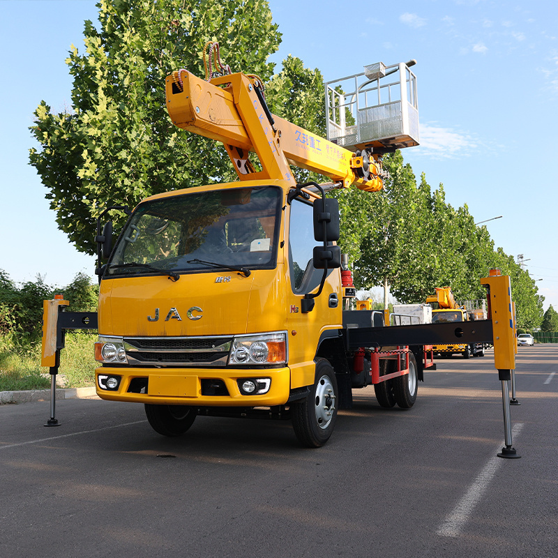 Jobang Brand 50M New  Truck Boom Lift high altitude working truck for sale Telescopic boom aerial work platform