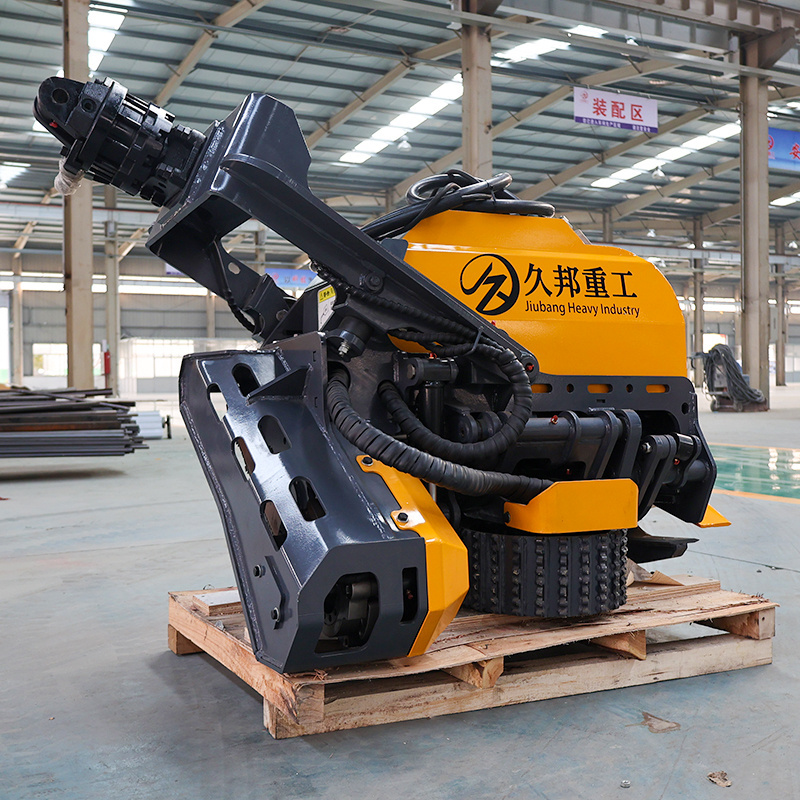 400 mm harvester head grapple Tree harvester head for excavators Hydraulic wood cutters Customized