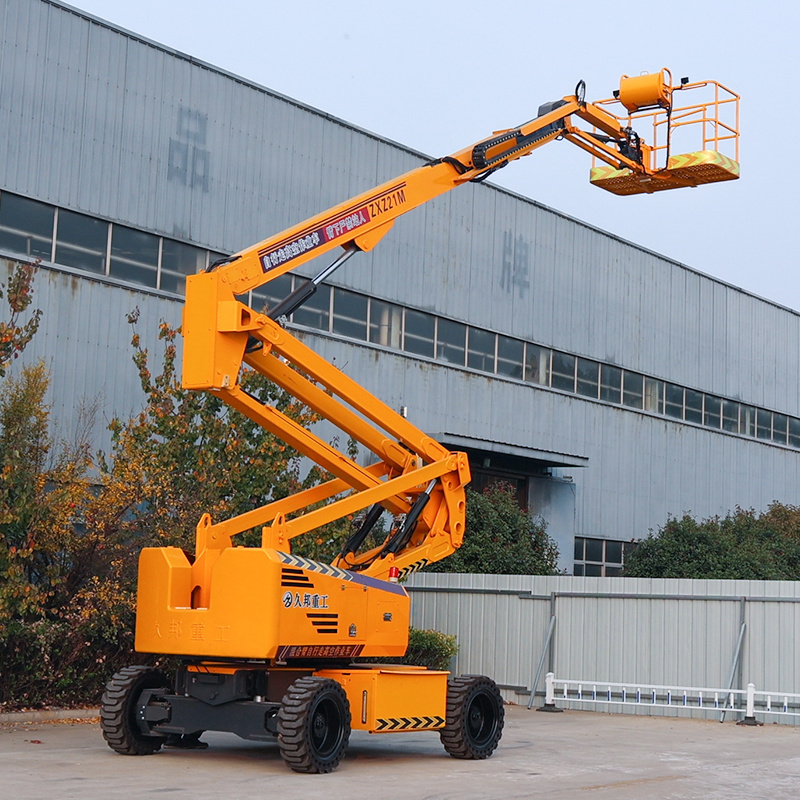 21m aerial work platform scissor lift self walking aerial working platform