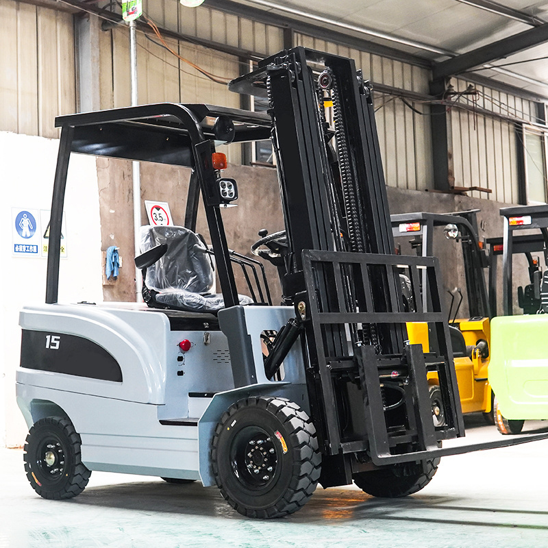 Chinese manufacturers direct sales of 1.5 tons of three-point small lithium-ion battery full electric forklift