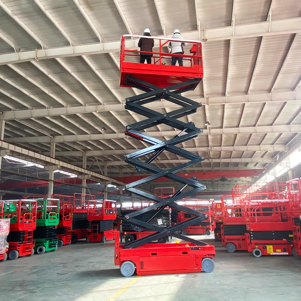 mobile electric hydraulic elevator scissor lift table elevated small Scaffolding lifting scaffold for construction platform