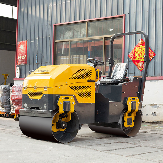 2.0 Ton road rollers  DOUBLE drum road roller vibratory road roller compactor diesel engine