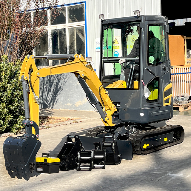 15Hp Gasoline Engine Powered 3 Ton Towable Backhoe Mini Excavator