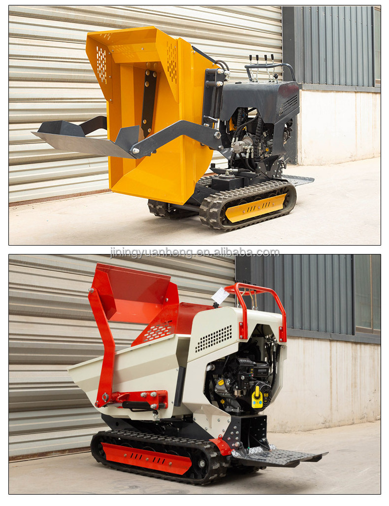 Free shipping dumper 500kg  Honda Gasoline Engine Mini Dumpers