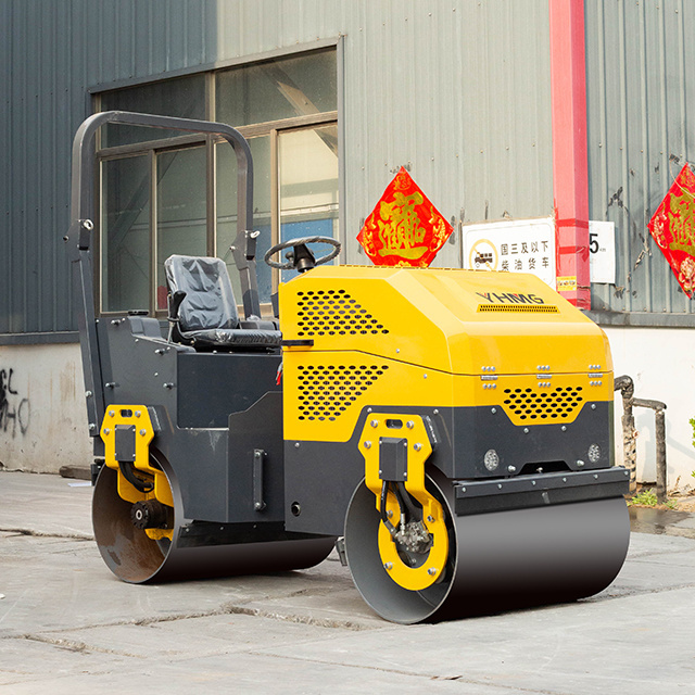 2.0 Ton road rollers  DOUBLE drum road roller vibratory road roller compactor diesel engine