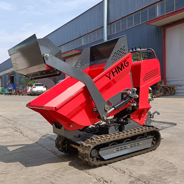 Mini dumper 500kg Hydraulic Small Tracked Dumpers Multifunctional Self Loading Dump Truck for sale