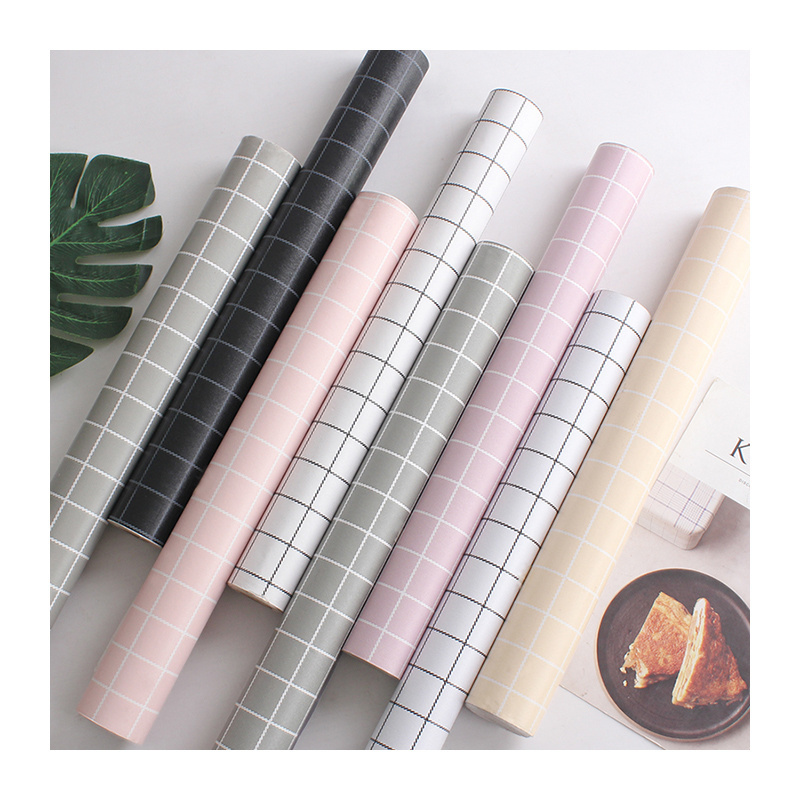 Anti-Oil Stickers Furniture Waterproof Self-Adhesive Roll Wallpaper Contact Paper For Kitchen