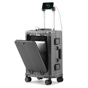 Unisex PP Material Trolley Luggage with Spinner Caster Durable Travel Wheel Sets