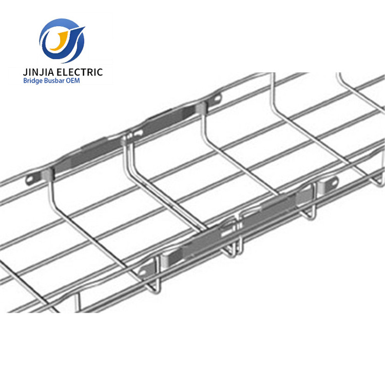 200*100*5*3000 Steel Material Welding Surface Treatment Hot Dip Galvanized Grid Type Wire Mesh Cable Trays