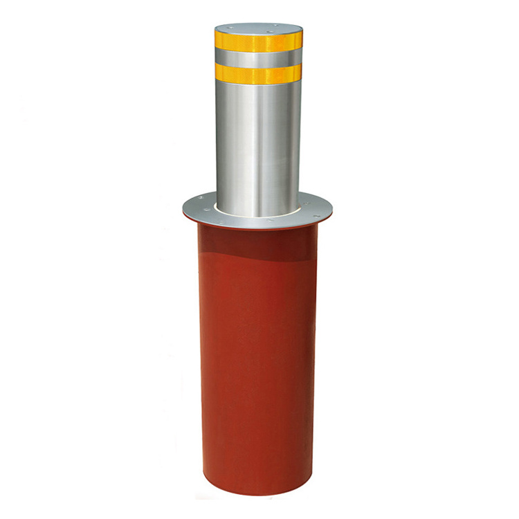 Parking Lot Safety Telescopic Barrier Automatic 400~800mm Lifting Height Hydraulic Column for Hotel