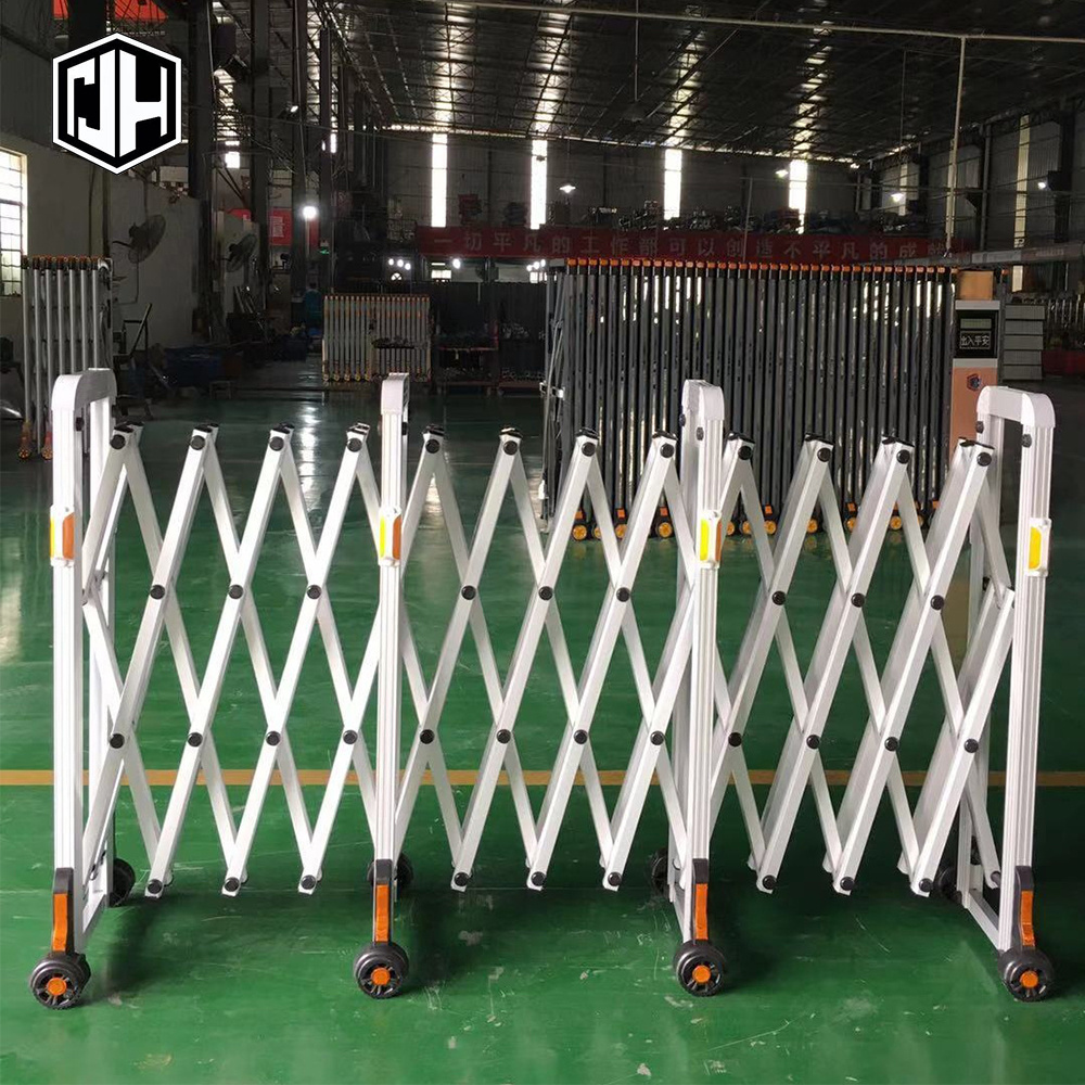 Outdoor Metal Standing Palisade Accordion Garage Doors Expanding Retractable Fence Portable Expandable Fence Barrier