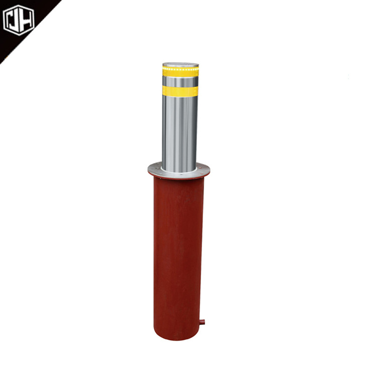 304 stainless steel automatic hydraulic bollard rising electric hydraulic bollards