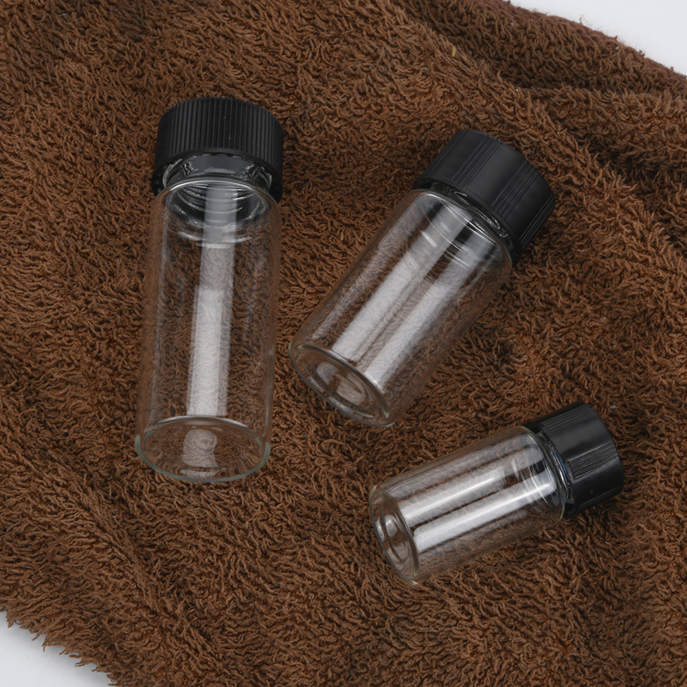 Amber transparent chromatography autosampler vials chromatographic bottle glass 1.5ml 2.0ml reagent bottle sample bottle