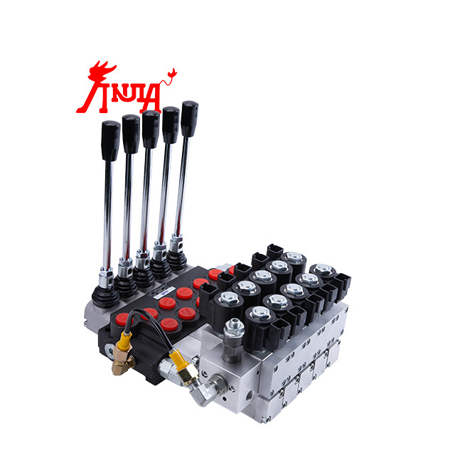 Manual Operated Directional Control Valve P80 Series 2P80 3P80 4P80 Hydraulic Leaver Valves