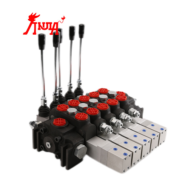 Manual Operated Directional Control Valve P80 Series 2P80 3P80 4P80 Hydraulic Leaver Valves