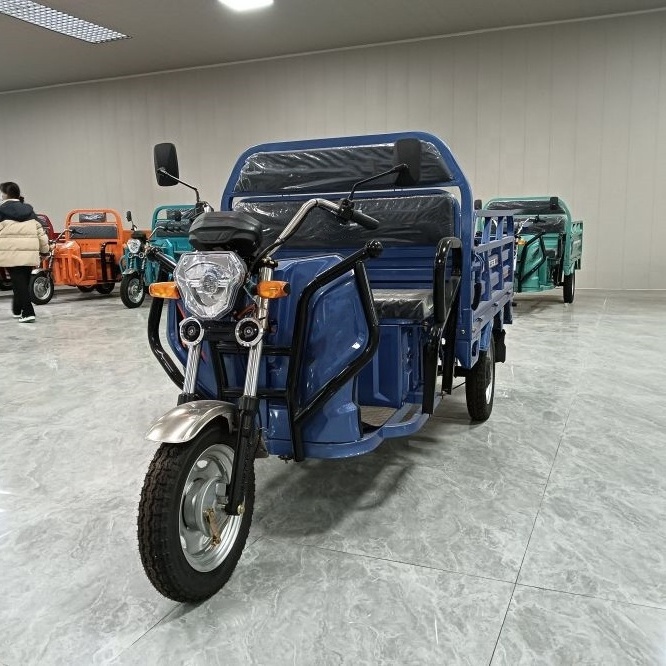 CE Approved 1.7M Cheap Electric Cargo Tricycle 60v Electric Front Loading Cargo Tricycle