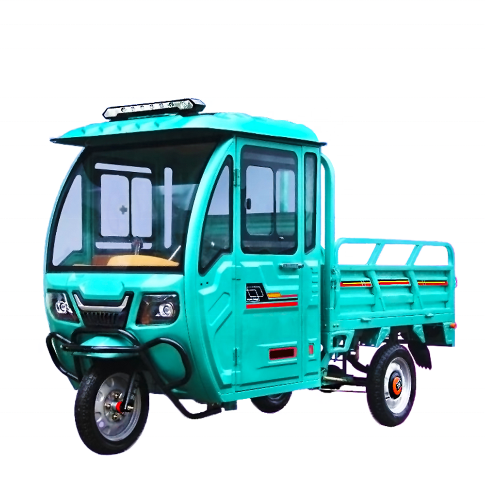 Electric Passenger Closed Tricycles Moped Cargo Tricycles Cargo Tricycle With Cabin KD VERSION