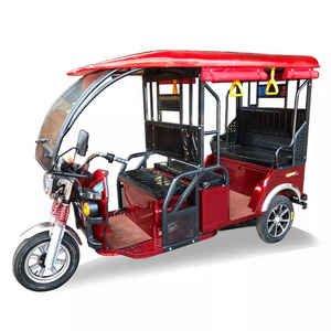 Electric Tricycles 3 Wheeler Tuk Tuk Electric Adult Passenger Tricycle With Solar Panel