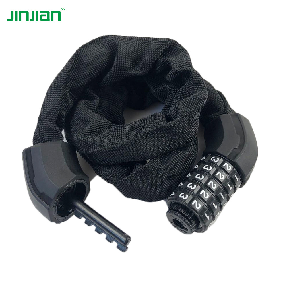 bike  security 1meter length 5 numbers  Combination Chain Lock for Bike, Motorcycle, Bicycle, Door, Gate, Fence, Grill