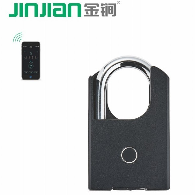 Popular TTL Padlock 100 fingers APP control Fingerprint Padlock Bluetooth Biometric Lock for doors