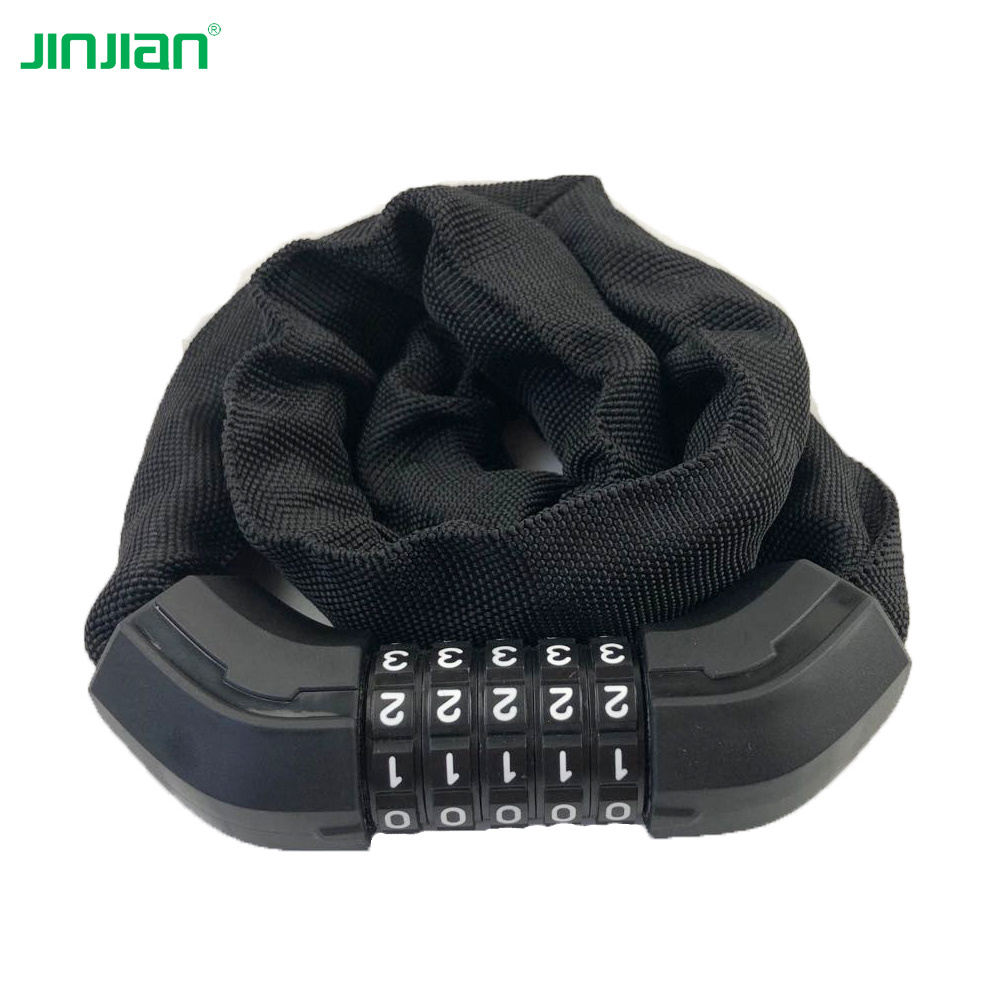 outdoor 6mm , 8mm Chain  Security   Combination  Anti-Theft Chain Lock for Bike, Motorcycle, Bicycle, Door, Gate, Fence, Grill