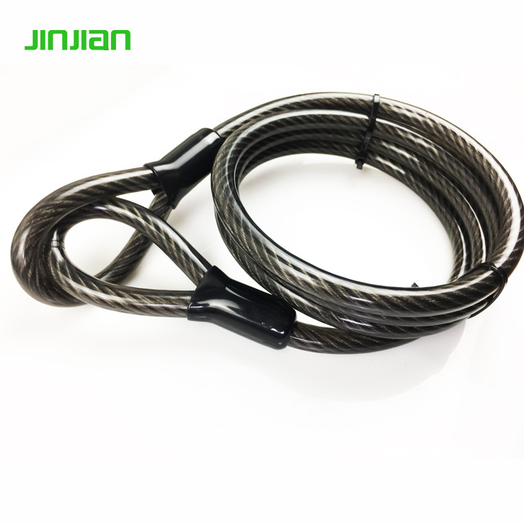 Heavy Duty Wire Cable Loops Used With U Locks For Bike Safety Cable Lock Bicycle Accessories