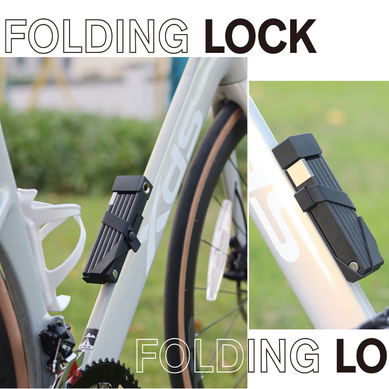 Jinjian 2024 anti-theft folding bike lock fashion electric bike lock light-weight foldable bike lock