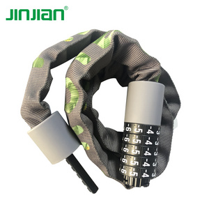 Top Selling 6x1000mm Bicycle Combination Bike Chain Lock With Resettable Password