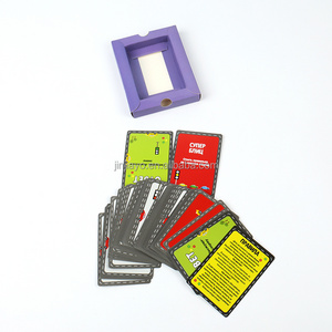 Custom Traffic Theme Paper Card Game Set with Packaging for Kids Learning Eco-friendly