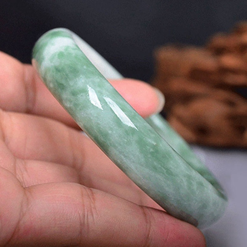 2021 high quality natural stone bracelet green jade bangle bracelet for women wholesale