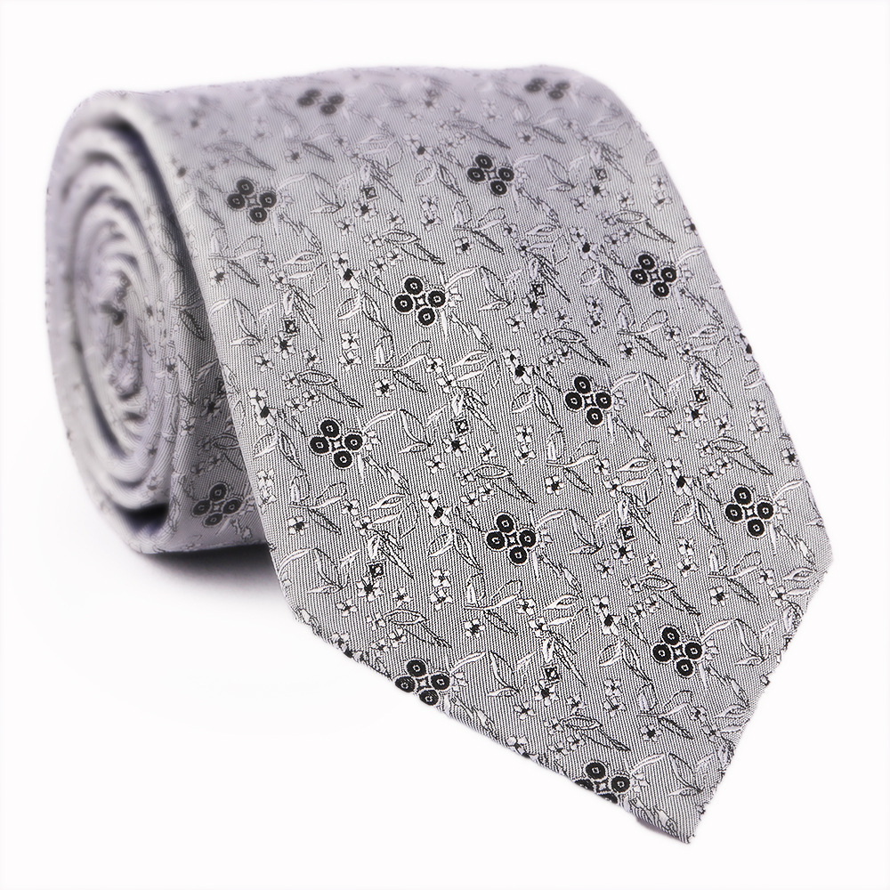 New High Quality Casual Fashion Striped Print Pattern Knitted Silk Tie for Men Wholesale