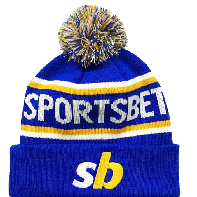 wholesale custom beanie/OEM own embroidery logo 100% acrylic pom pom Knitted Fashion OEM Beanie Hat Custom Winter Hat