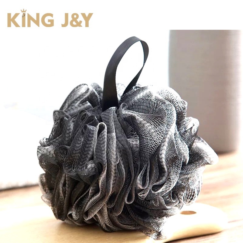 Black Loofah,Plastic Bath Loofah,any Shape Color Bath Sponge