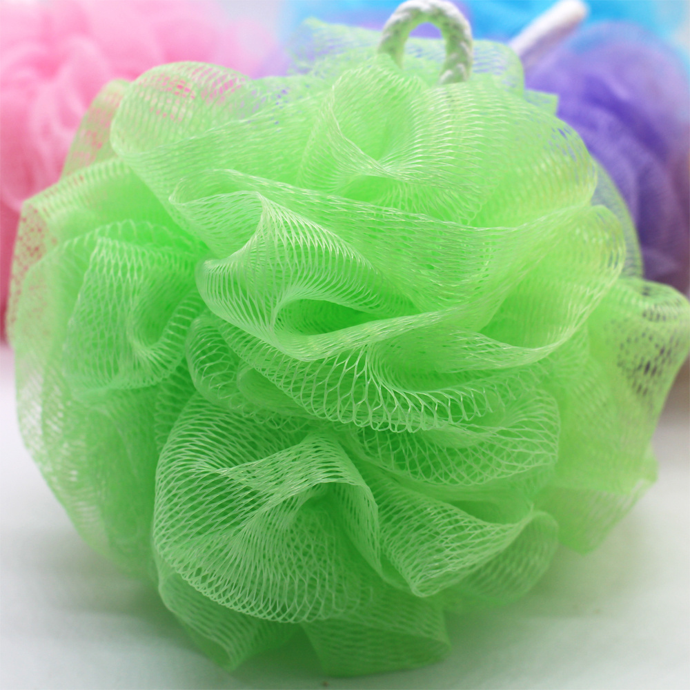 Hot Selling 13g-80g Mesh Shower Loofah Bath Pouf Exfoliating Bath Sponge In Stock