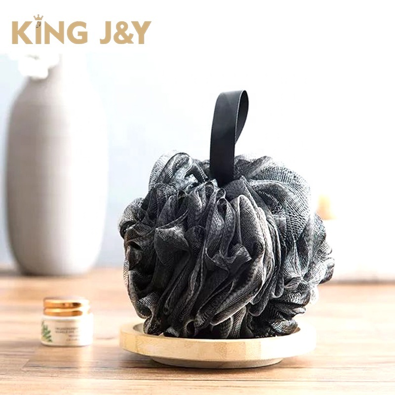 Black Loofah,Plastic Bath Loofah,any Shape Color Bath Sponge