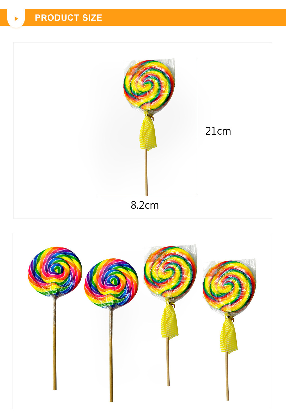 Customizable 50g windmill lollipop sweets hard swirl lolly pop colorful fruit flavor big bom lollipops candy