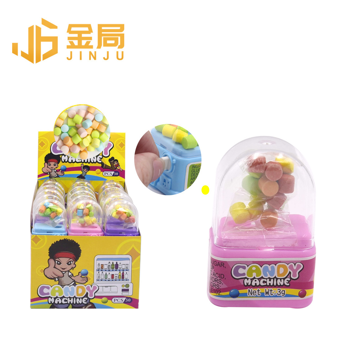 Custom candy vending machine toys dispensadores de caramelos mini machine toy candy mini candy dispenser