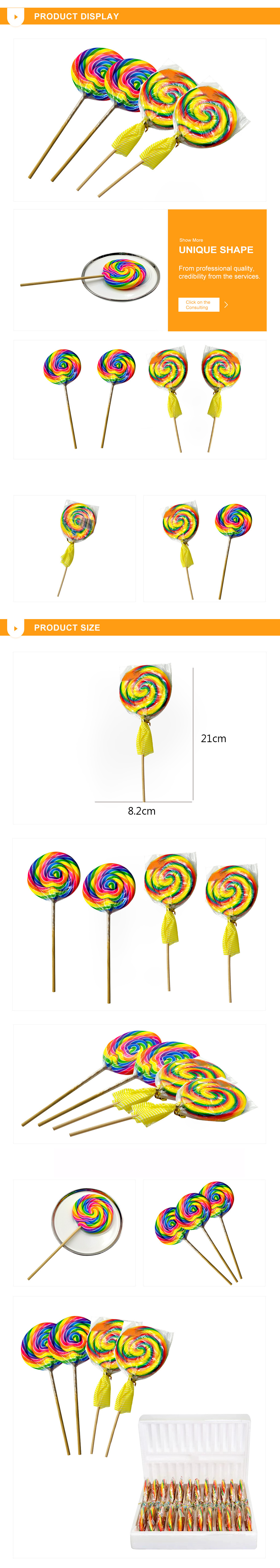 Customizable 50g windmill lollipop sweets hard swirl lolly pop colorful fruit flavor big bom lollipops candy