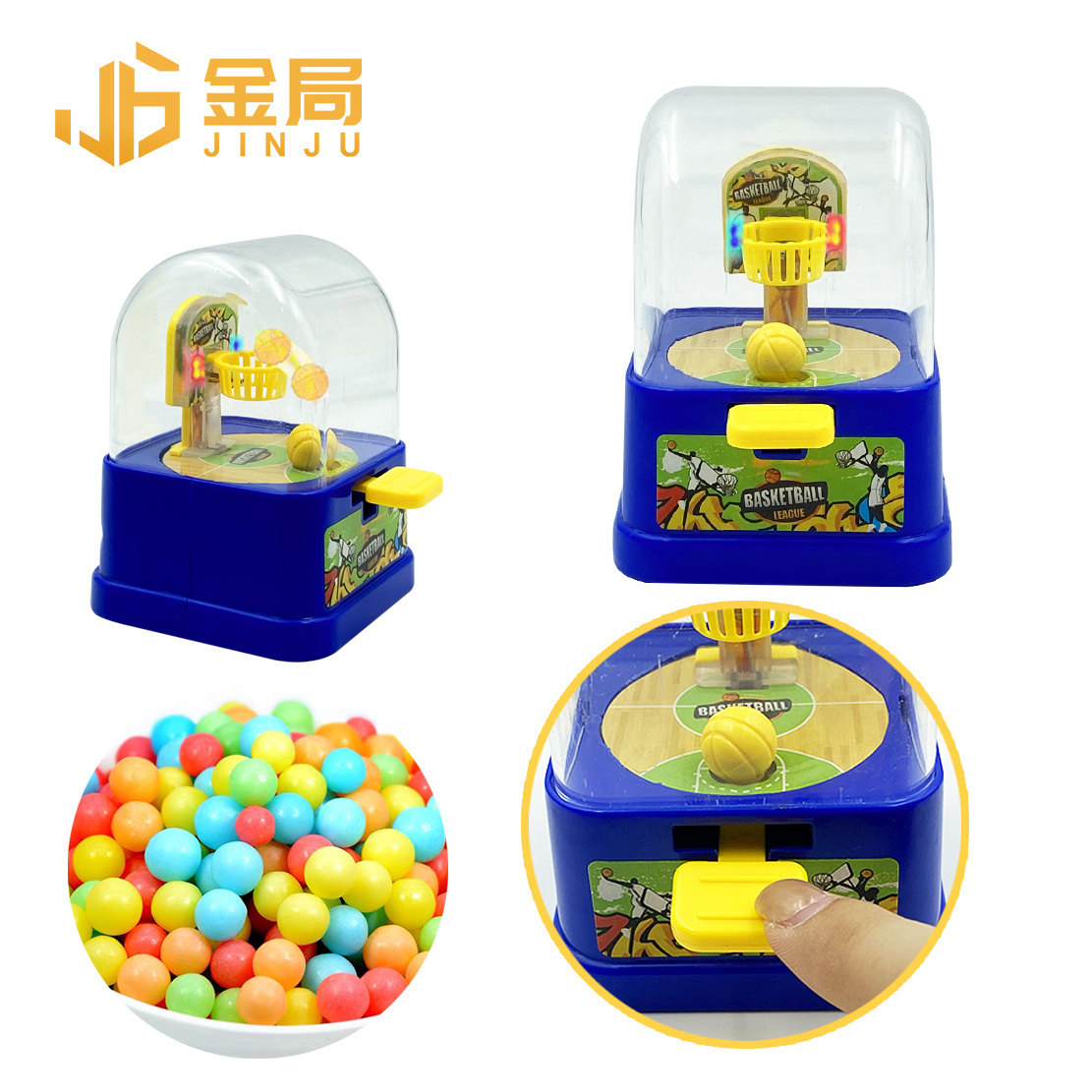 Wholesale Custom Basketball Candy Confectionery Toy New Candy Toy With Music And Light