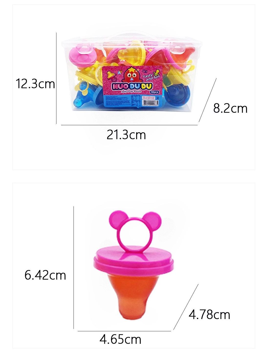 Hot Sale Jelly Pop Rocks Wholesale Nipple Shape Jelly Pudding Mixed Fruit Jelly with Popping Candy