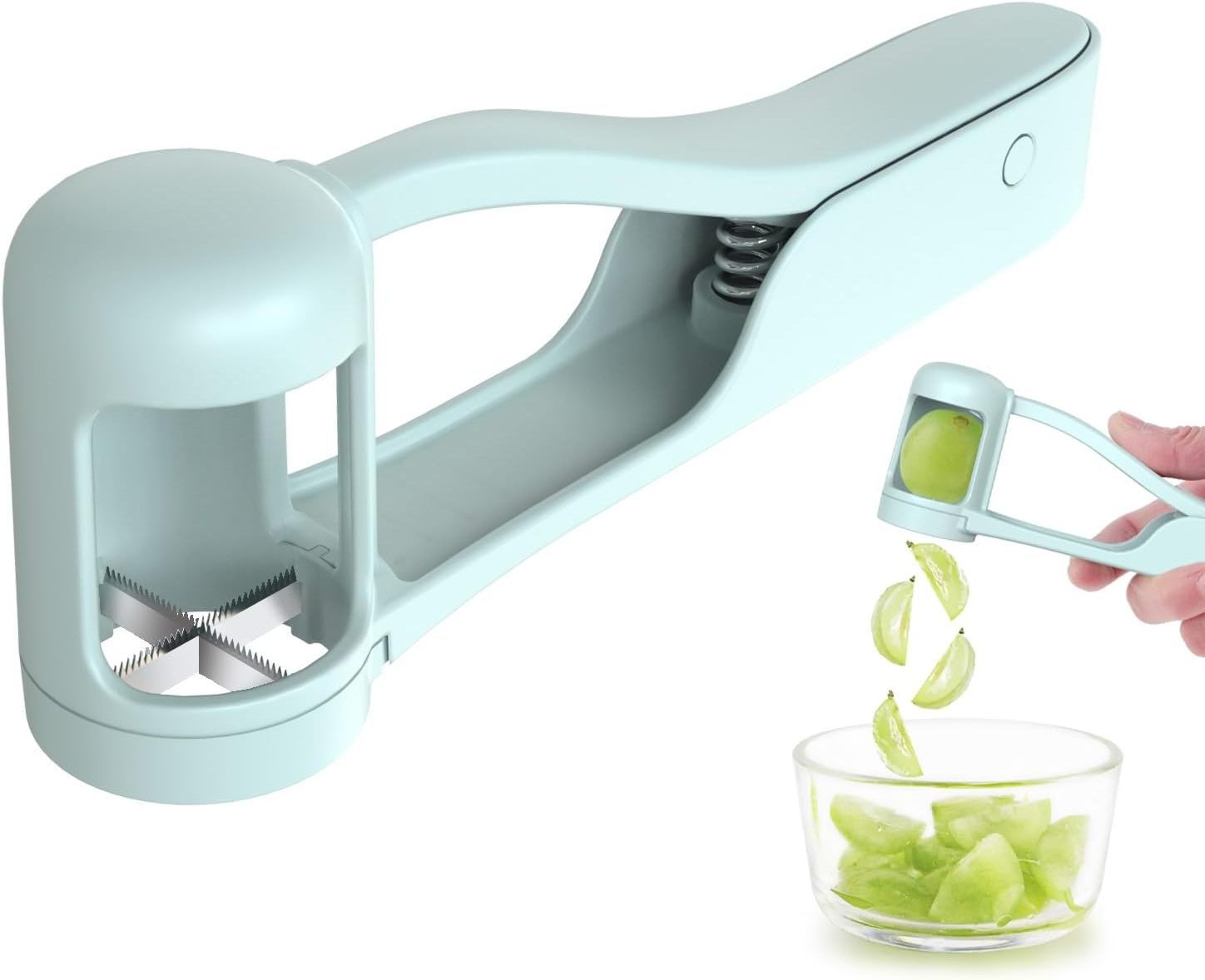 Kitchen Gadget Multifunctional Quarter Grape Slicer Grape Cutter for Toddlers Grape Slicer for Baby Fruit & Vegetable Tools