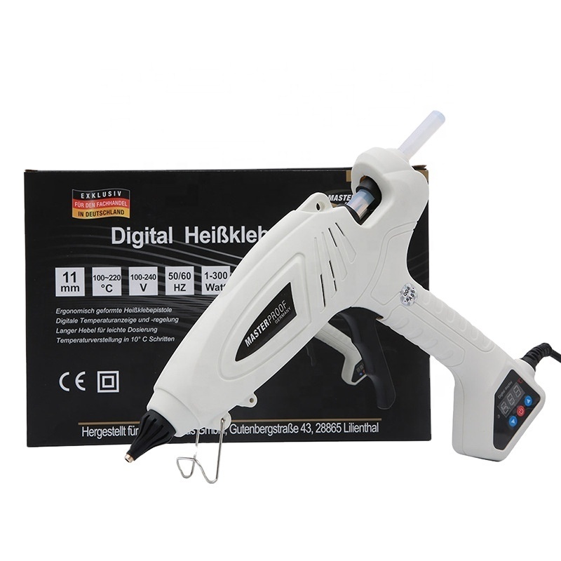 JJX 1-300W power digital temperature control hot melt glue gun digital display temperature control glue gun