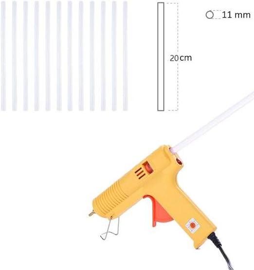 JJX Mini Hot Glue Gun Sticks 100% Transparent 11mm 7mm Silicone Glue Stick